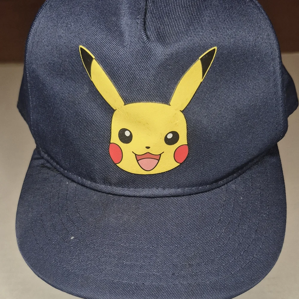 H&M Pokémon‎ Pikachu Kids Hat Navy Adjustable Baseball Cap 4–8Y